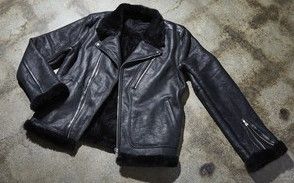 Mens Black Shearling Biker Style Leather Jacket - Quality Leather Product Manufactured By Dgc Deri̇ İthalat İhracat Sanayi̇ Ti̇caret. Contact For B2B Orders.