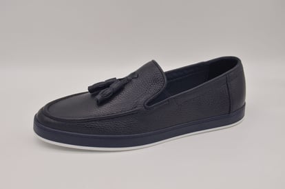 Marineblaue Quasten Slipper Stilvolle Herren Mokassin - Qualitatives Lederprodukt Hergestellt Von Çetsan Ayakkabı Sanayi Ve Ticaret Limited Şirketi. Kontakt Für B2B-Bestellungen.