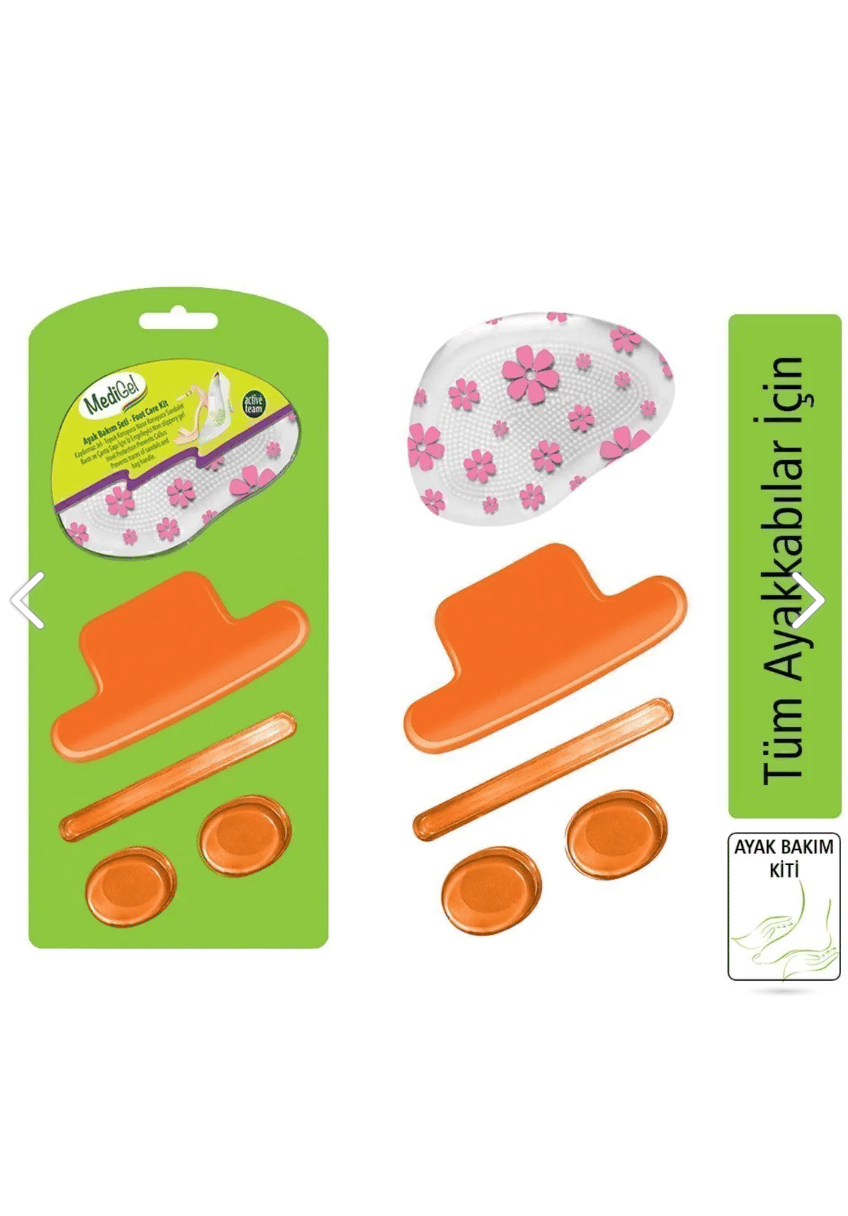 Elegantes Blumenmuster Gel Schuh Komfort Set - Qualitatives Lederprodukt Hergestellt Von Akform Ayakkabi Ve Tekstil San. Tic. Ltd. Sti. Kontakt Für B2B-Bestellungen.