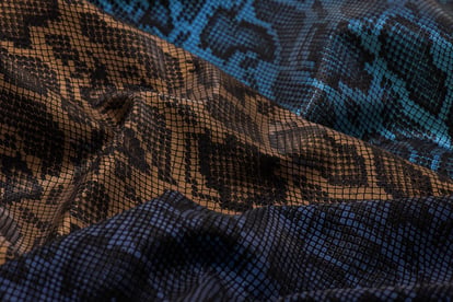 Exotic Embossed Snake Pattern Boxcalf Leather - Quality Leather Product Manufactured By Ci̇han Deri̇ San. A.ş.. Contact For B2B Orders.