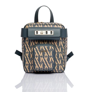 Elegant Monogram Calf Leather Backpack For Women - Quality Leather Product Manufactured By Glowleather Leather Industry Trade Limited Company. Contact For B2B Orders.