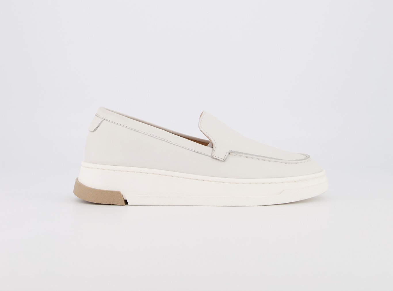 Шикарные Кремовые Кожаные Лоферы На Платформе - Качественный Кожаный Продукт Производства Makfi̇ne Deri̇ Ürünleri̇ Ve İnşaat Diş Ti̇c. San. Paz. Ltd. Şti̇.. Обращайтесь Для B2B Заказов.