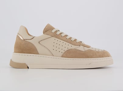 Elegant Cream Suede Leather Platform Sneakers - Quality Leather Product Manufactured By Makfi̇ne Deri̇ Ürünleri̇ Ve İnşaat Diş Ti̇c. San. Paz. Ltd. Şti̇.. Contact For B2B Orders.