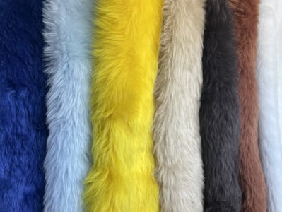 Vibrant Ovine Shearling For Luxury Apparel - Quality Leather Product Manufactured By Desmo Kurk San. Ve Tic. Ltd. Sti.. Contact For B2B Orders.