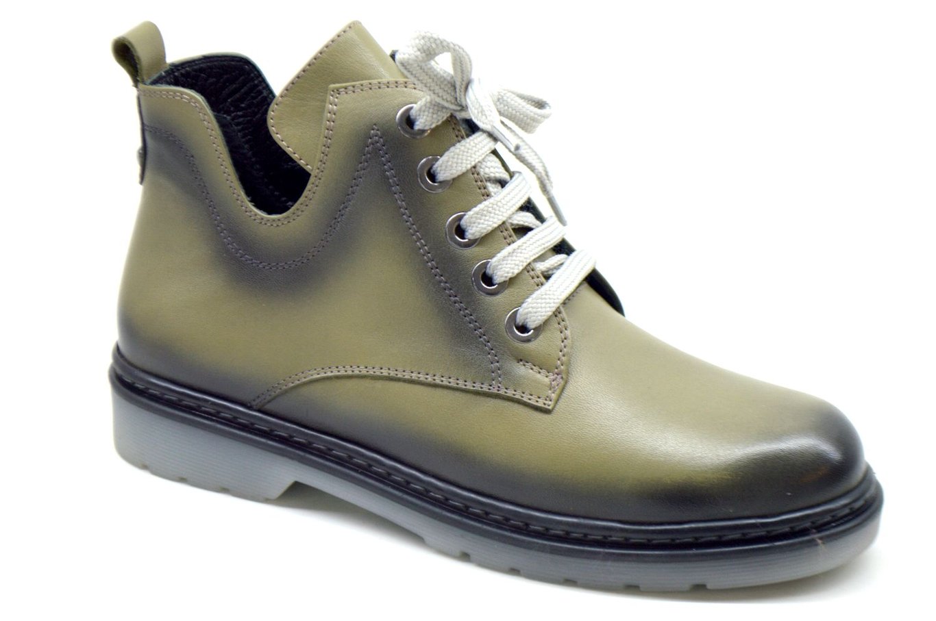 Leather Upper Women  Boots