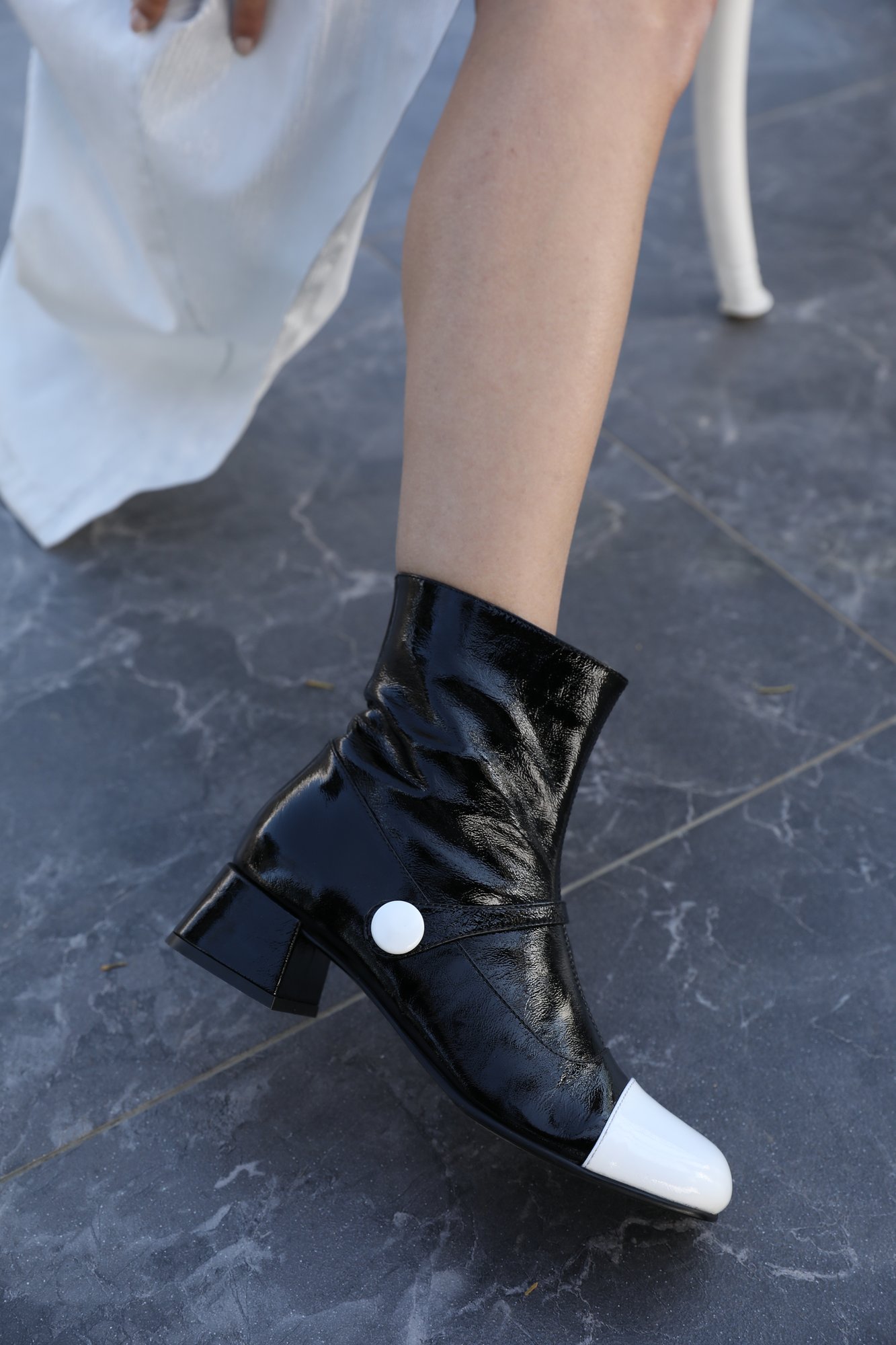 Leather Upper Women  Boots