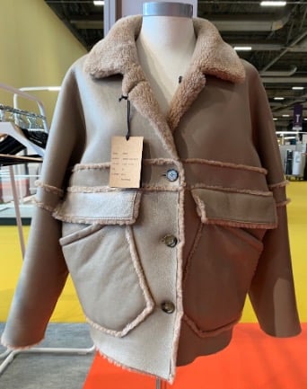 Sheep-Lamb Skin Women Jacket