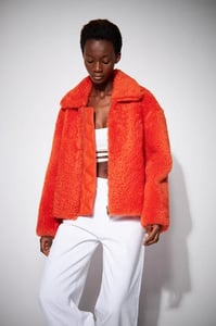 Shearling Coat - Quality Leather Product Manufactured By Anka99 Deri San Tic Ltd Sti. Contact For B2B Orders.