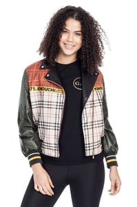 Womens Kinouchi Genuine Calf Leather Patchwork Jacket - Quality Leather Product Manufactured By G.r. Deri̇ Teksti̇l Ayakkabi Ve Hedi̇yeli̇k  Eşya Ürünleri̇ San.ve Ti̇c. Ltd. Şti̇.. Contact For B2B Orders.