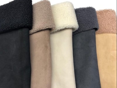 Luxurious Suede Shearling Clothing Leather - Quality Leather Product Manufactured By Ikon Deri Sanayi Ve Dış Ticaret Aş. Contact For B2B Orders.