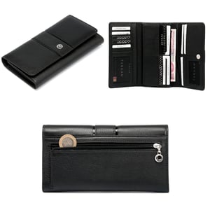 Womens Textured Genuine Calf Leather Long Wallet Sophistication - Quality Leather Product Manufactured By Tergan Deri̇ Ürünleri̇ San. Ve Ti̇c. A.ş.. Contact For B2B Orders.