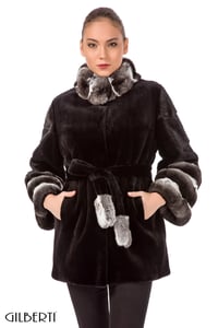Luxurious Genuine Mink Fur Elegant Women Coat - Quality Leather Product Manufactured By F.o.u.r.m.i̇.e. Deri̇ Sanayi̇ Diş Ti̇caret Ltd.şti̇.. Contact For B2B Orders.