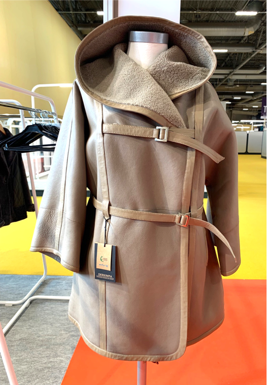 Sheep-Lamb Skin Women Coat
