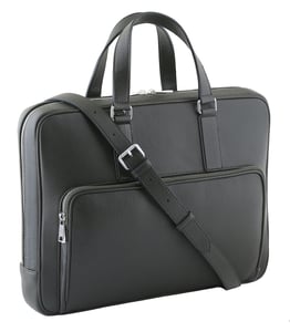 Elegant Men's Dark Anthracite Leather Briefcase - Quality Leather Product Manufactured By Petek Saraciye Sanayi Ticaret A.s.. Contact For B2B Orders.