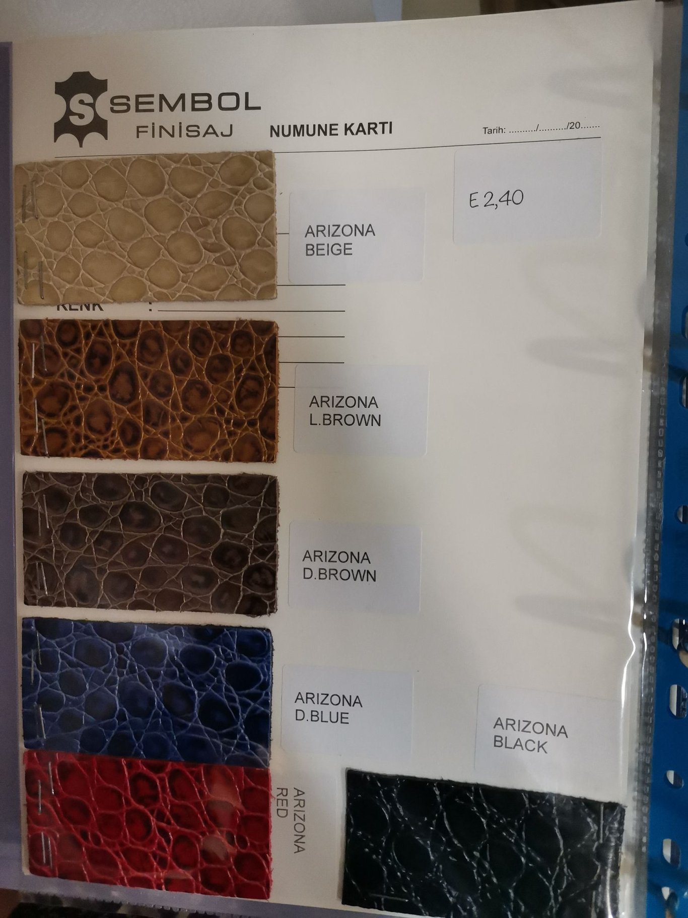 Arizona Crocodile Embossed Leather Elegance - Quality Leather Product Manufactured By Sembol Leather And Shoes. Contact For B2B Orders.