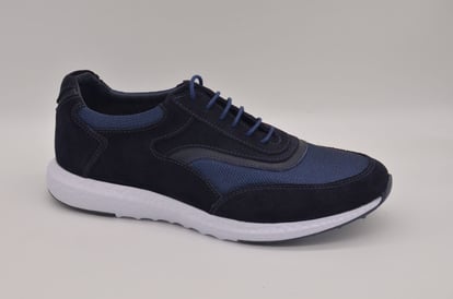 Marineblaue Wildleder Mesh Herren Urban Sneaker - Qualitatives Lederprodukt Hergestellt Von Çetsan Ayakkabı Sanayi Ve Ticaret Limited Şirketi. Kontakt Für B2B-Bestellungen.
