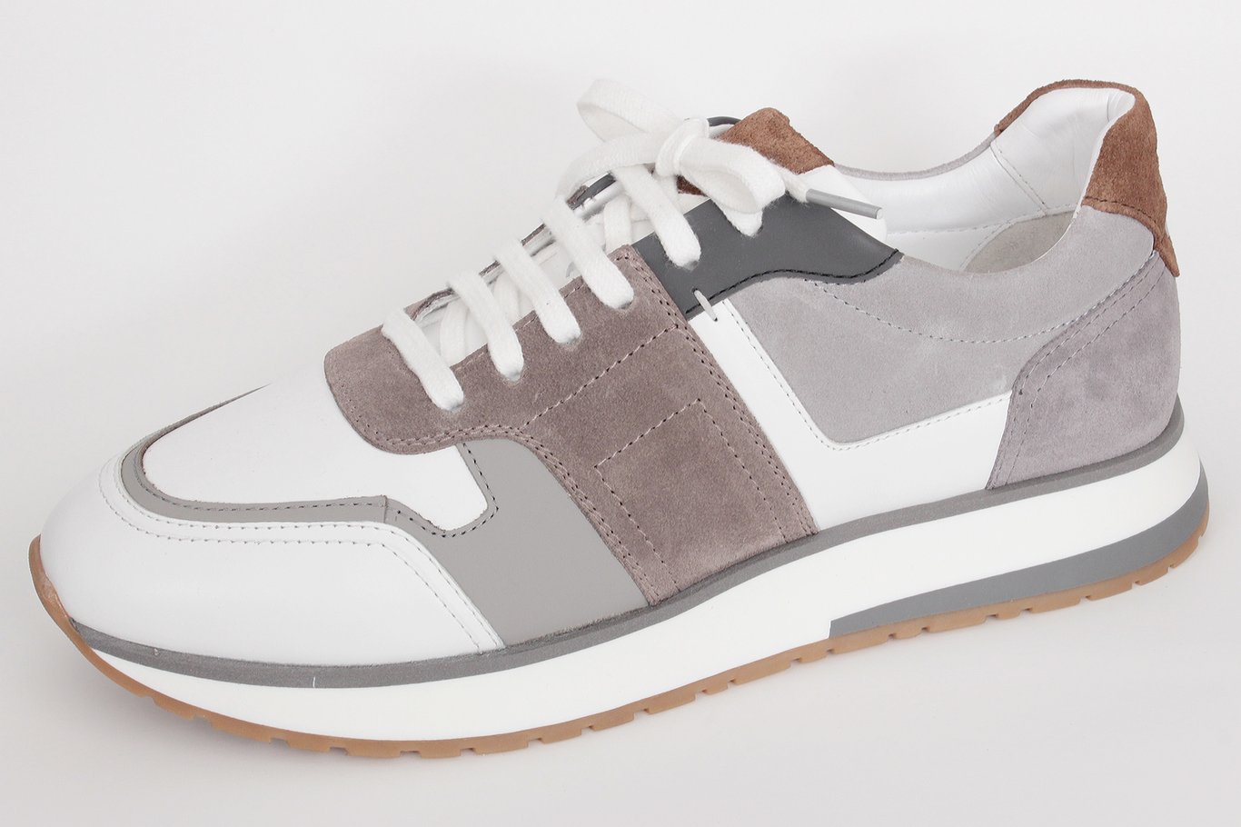 Herren Mehrfarbiger Leder Wildleder Sneaker - Qualitatives Lederprodukt Hergestellt Von Sette Diş Ti̇c. Ltd.şti̇.. Kontakt Für B2B-Bestellungen.