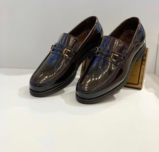 Glossy Dark Brown Buckled Classic Loafer - Quality Leather Product Manufactured By Deva Ayakkabi San Ve Tic Ltd Sti. Contact For B2B Orders.