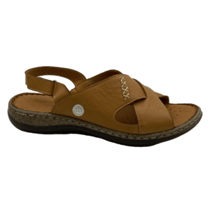 Cross Strap Leather Sandals With Decorative Stitching - Quality Leather Product Manufactured By Mammamia İç Ve Dış Ticaret A.ş.. Contact For B2B Orders.