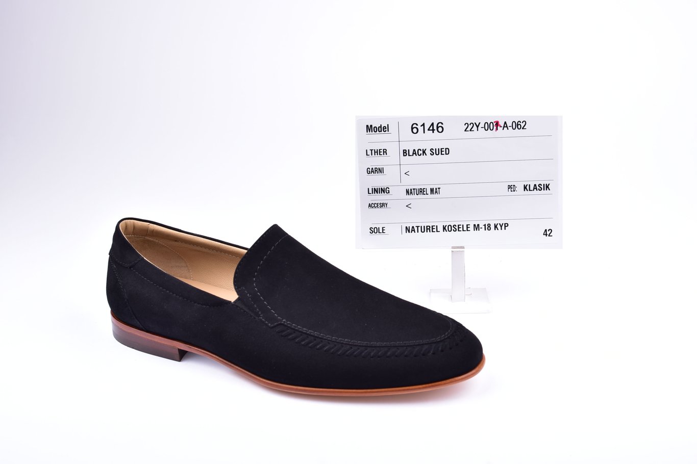 Мужские Черные Замшевые Мокасины Лоферы Классика