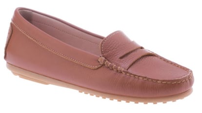 Classic Terracotta Pebbled Leather Moccasin - Quality Leather Product Manufactured By Turgut Kardeşler Deri̇ Ve Ayakkabi San Ti̇c Ltd Şti̇. Contact For B2B Orders.