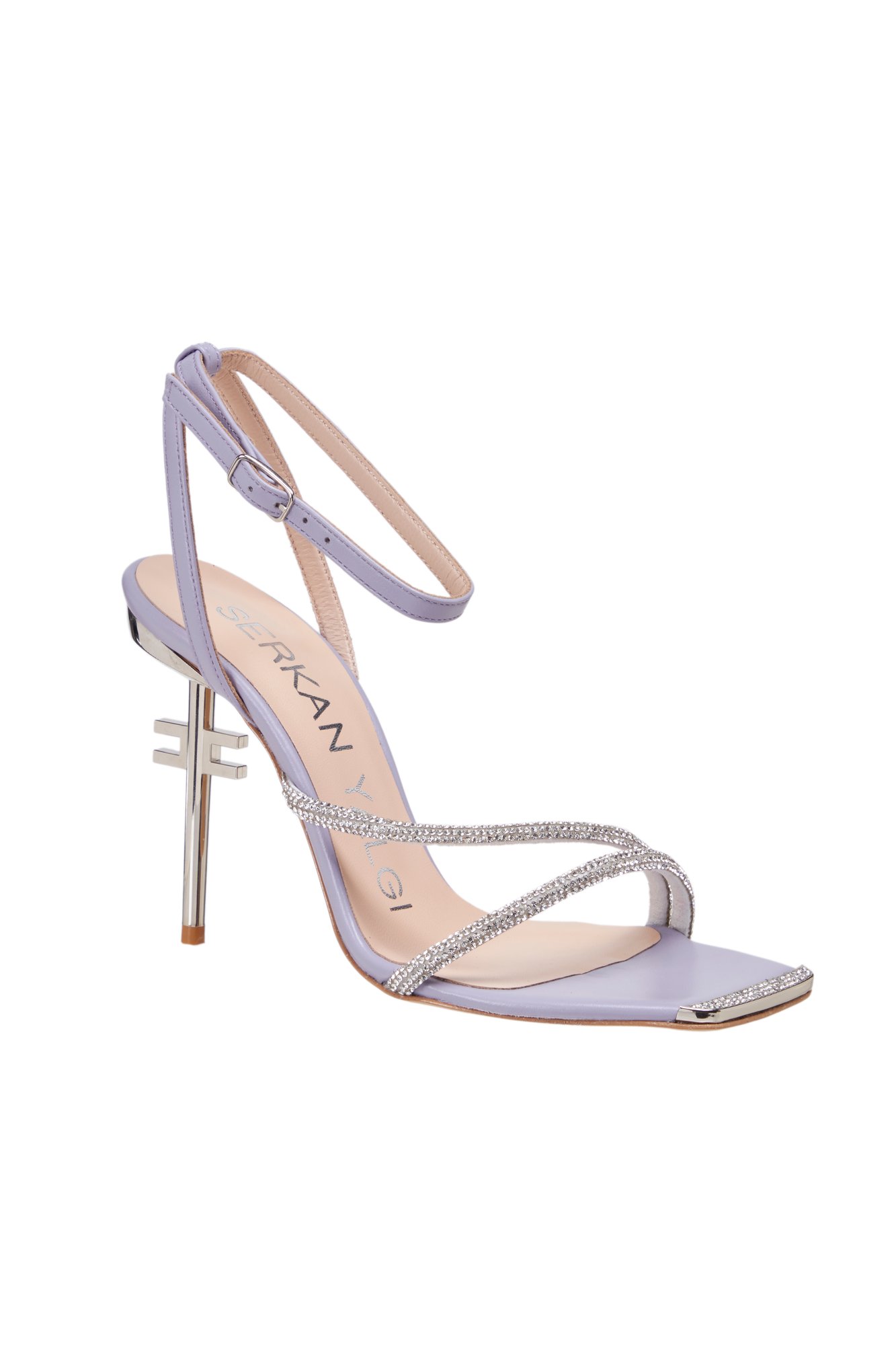 Glitzernde Kristall Stiletto Leder Sandale - Qualitatives Lederprodukt Hergestellt Von Serkan Yalgi Ayakkabi San.ve Diş.ti̇c.ltd.şti̇. Kontakt Für B2B-Bestellungen.