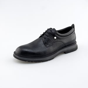 Men Black Pebbled Leather Classic Derby Shoes - Quality Leather Product Manufactured By Gokman Ayakkabi Ve Deri̇ Mamulleri̇ İth. İhr. San Ve Ti̇c. Ltd. Şti̇.. Contact For B2B Orders.