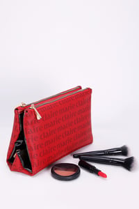 Elegant Marie Claire Patterned Beauty Organizer - Quality Leather Product Manufactured By Eda Trend Moda Anoni̇m Şi̇rketi̇. Contact For B2B Orders.