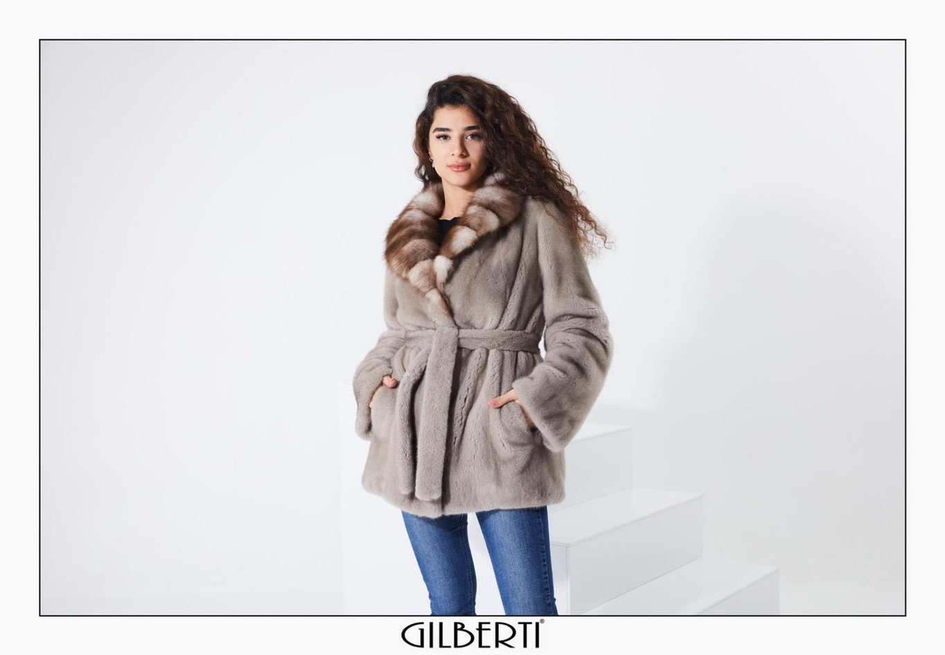 Elegant Fur Collar Belted Women Jacket - Quality Leather Product Manufactured By F.o.u.r.m.i̇.e. Deri̇ Sanayi̇ Diş Ti̇caret Ltd.şti̇.. Contact For B2B Orders.
