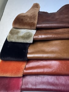 Luxurious Shearling Double Face Leather Collection - Quality Leather Product Manufactured By Desmo Kurk San. Ve Tic. Ltd. Sti.. Contact For B2B Orders.