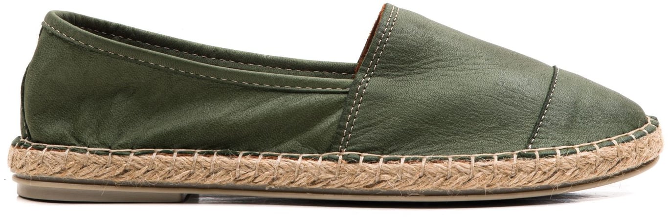 LEATHER WOMAN ESPADRILLE