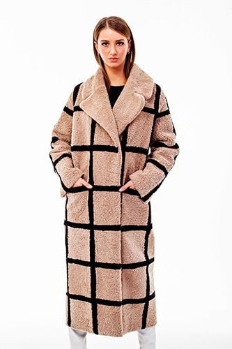 Shearling (Sheep-Lamb) Women Coat - Quality Leather Product Manufactured By Süed Mod Deri̇ci̇li̇k San Ve Ti̇c Ltd. Şti̇.. Contact For B2B Orders.