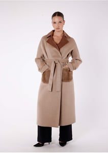 Cashmere Coats With Fur Accessories - Quality Leather Product Manufactured By Nerseler Deri San Ins Ve Dis Tic Ltd Sti. Contact For B2B Orders.