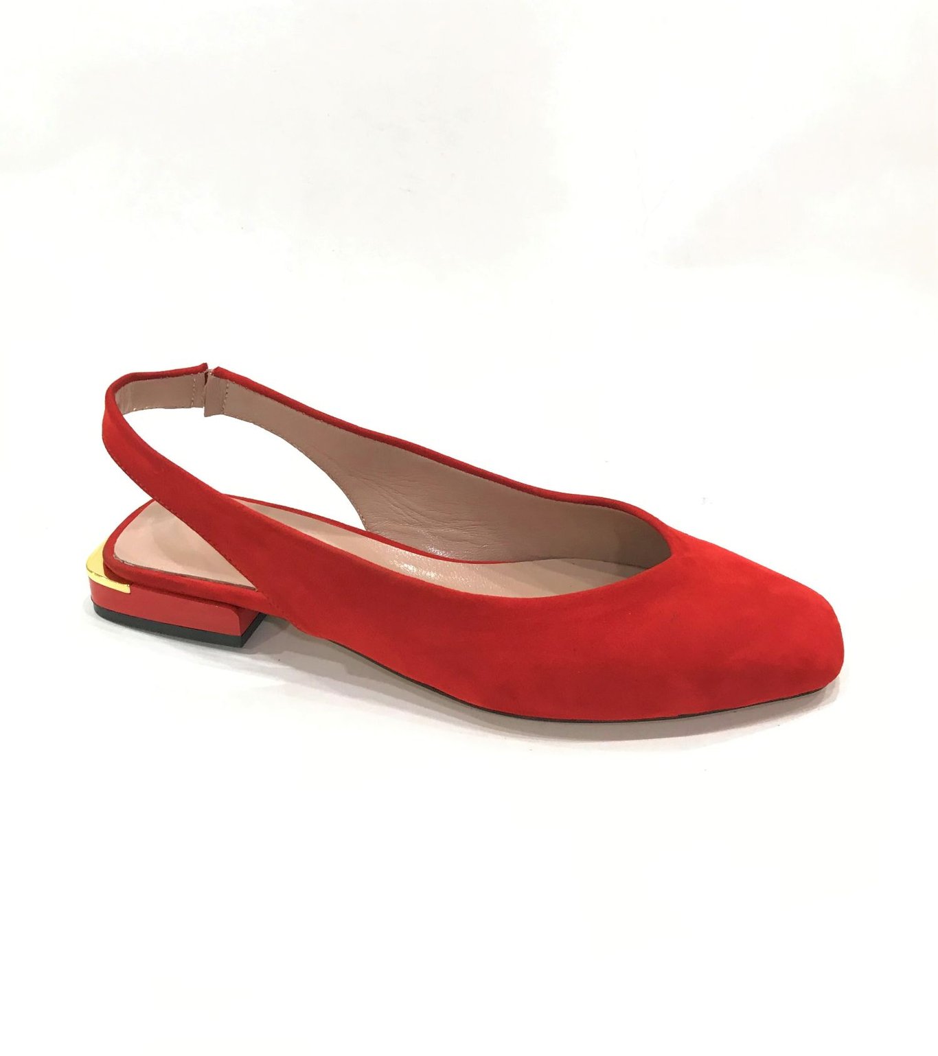red suede comfortable women sandals