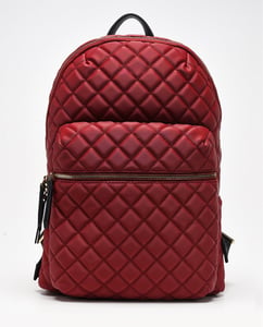 Elegant Quilted Diamond Pattern Unisex Backpack - Quality Leather Product Manufactured By Tmt Grup Pro Mak Ith Ihr San Ve Tic Ltd Sti. Contact For B2B Orders.