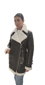 Womens Luxurious Shearling Lambskin Jacket - Quality Leather Product Manufactured By Princess Deri̇ San Ve Ti̇c Ltd Şti̇. Contact For B2B Orders.