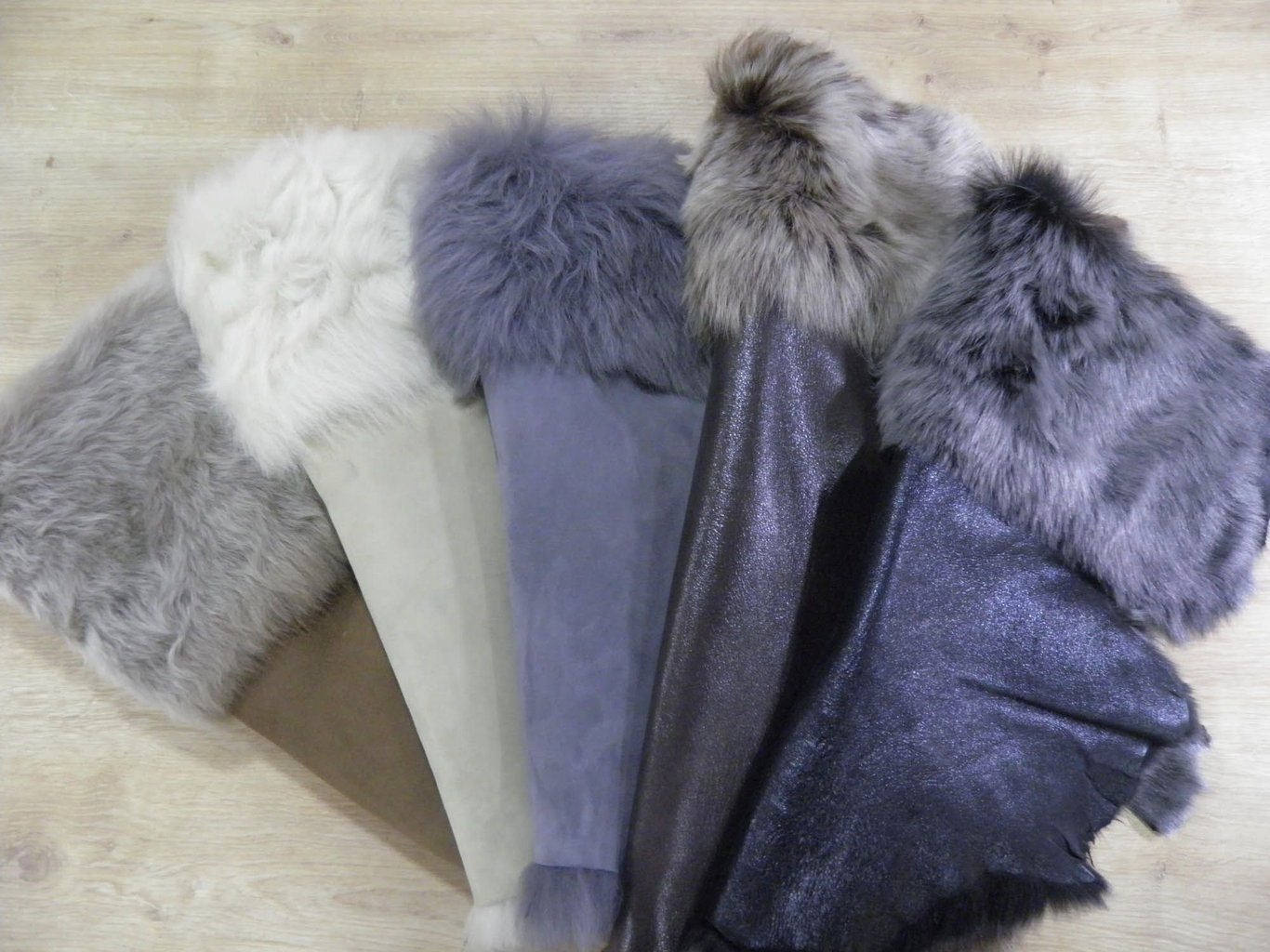 Luxurious Double Faced Shearling Ovine Leather Apparel