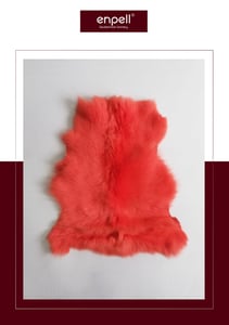 Vibrant Tangerine Ovine Fur For Elegant Apparel - Quality Leather Product Manufactured By Enpell Ithalat Ihracat San. Tic. Ltd. Sti.. Contact For B2B Orders.