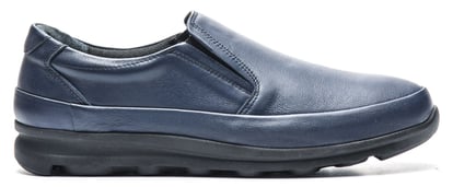 Marineblaue Herren Echtleder Slip On Freizeitschuhe - Qualitatives Lederprodukt Hergestellt Von Hüdaverdi Spor Malzemeleri San. Tic. Ve Paz. Ltd. Şti.. Kontakt Für B2B-Bestellungen.