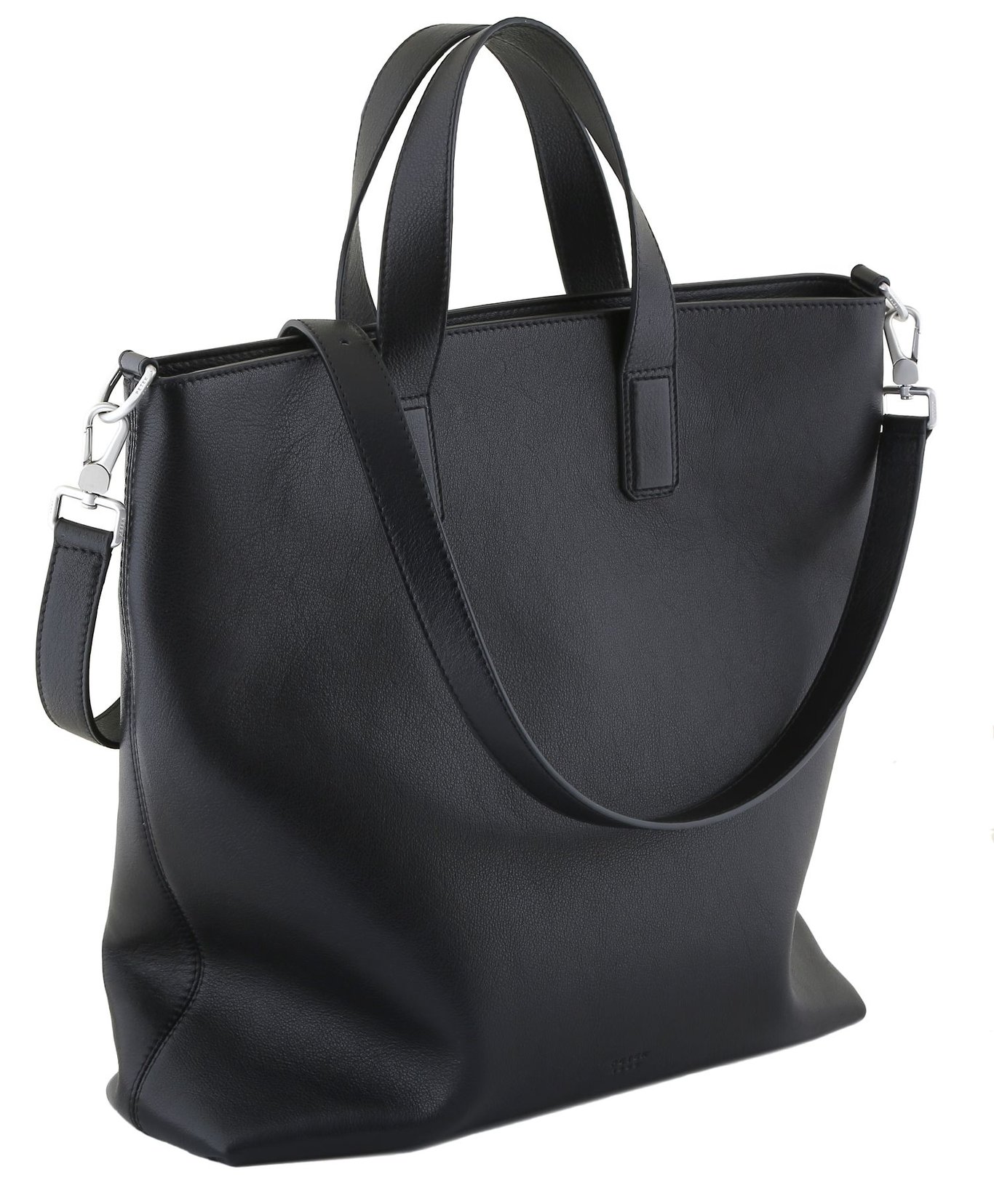 Mens Modern Elegant Black Calf Leather Tote Bag - Quality Leather Product Manufactured By Petek Saraciye Sanayi Ticaret A.s.. Contact For B2B Orders.