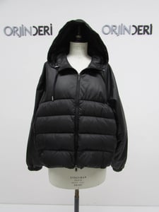 Women's Luxurious Lambskin Hooded Puffer Jacket - Quality Leather Product Manufactured By Orjin Deri Konfeksiyon San. Ve Tic. A.s.. Contact For B2B Orders.