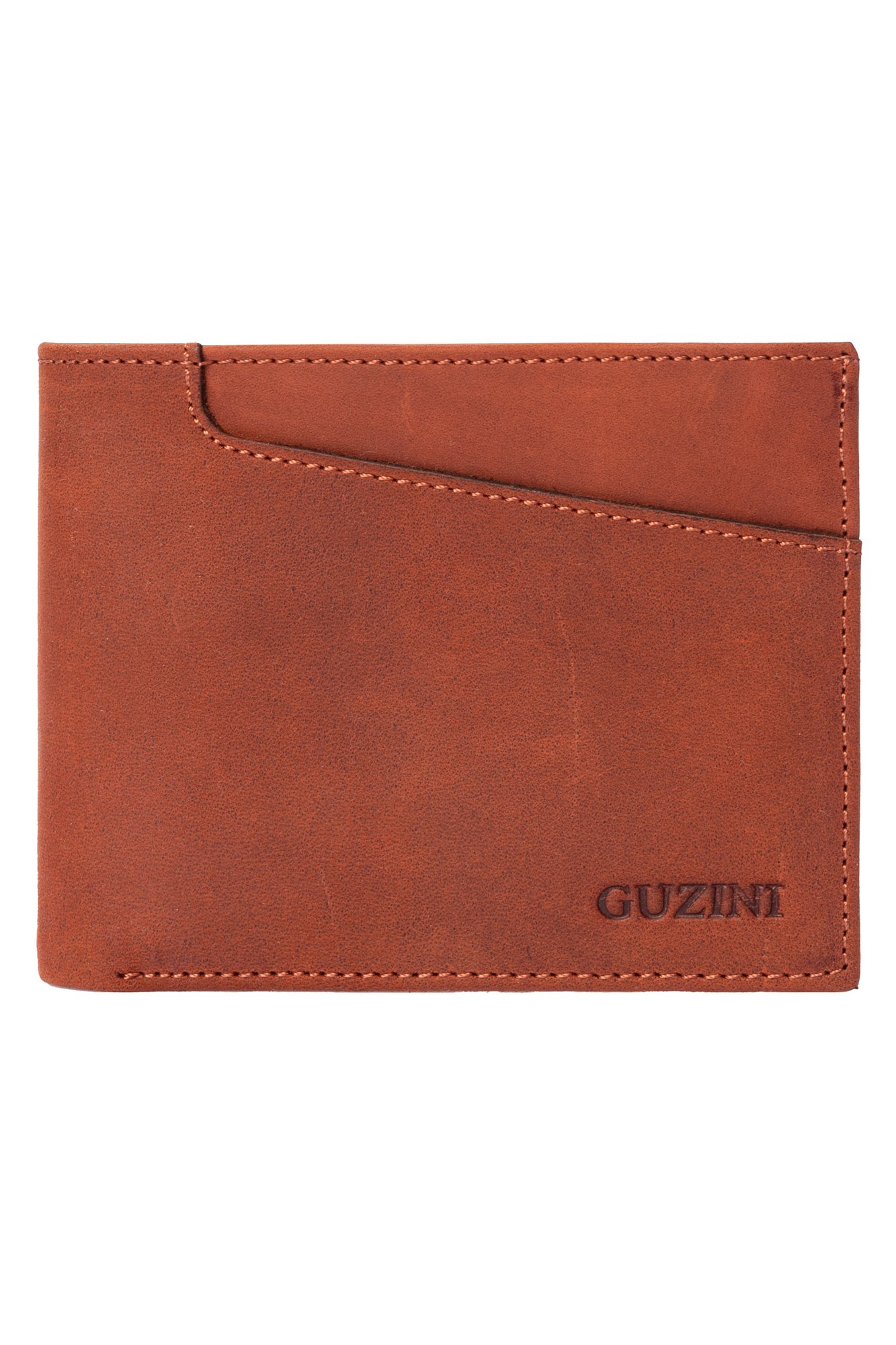 Guzini - Men's Leather Wallet - 3357 - Tobacco