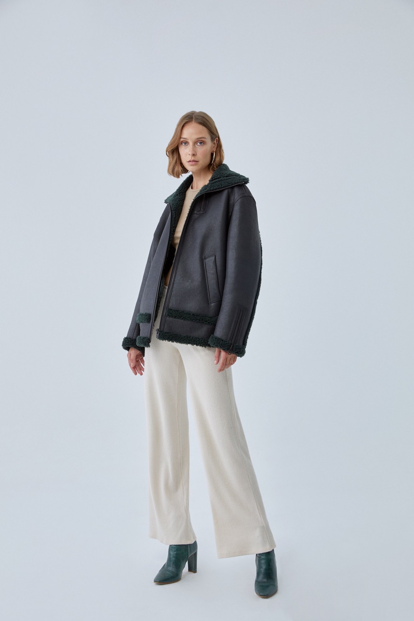 Shearling (Sheep-Lamb) Women Jacket
