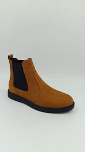 Elegant Chelsea Calf Leather Womens Boots - Quality Leather Product Manufactured By Flamingo City Ayakkabi. Contact For B2B Orders.