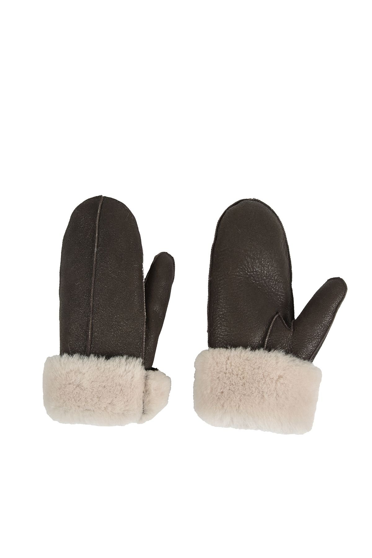 Sheepskin mittens