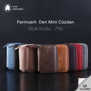 Elegante Mini Reißverschluss Echtleder Geldbörse - Qualitatives Lederprodukt Hergestellt Von Öz Özler Deri Mam.day.tük. Mall.san. Ve Tic. Ltd.şti̇. Kontakt Für B2B-Bestellungen.