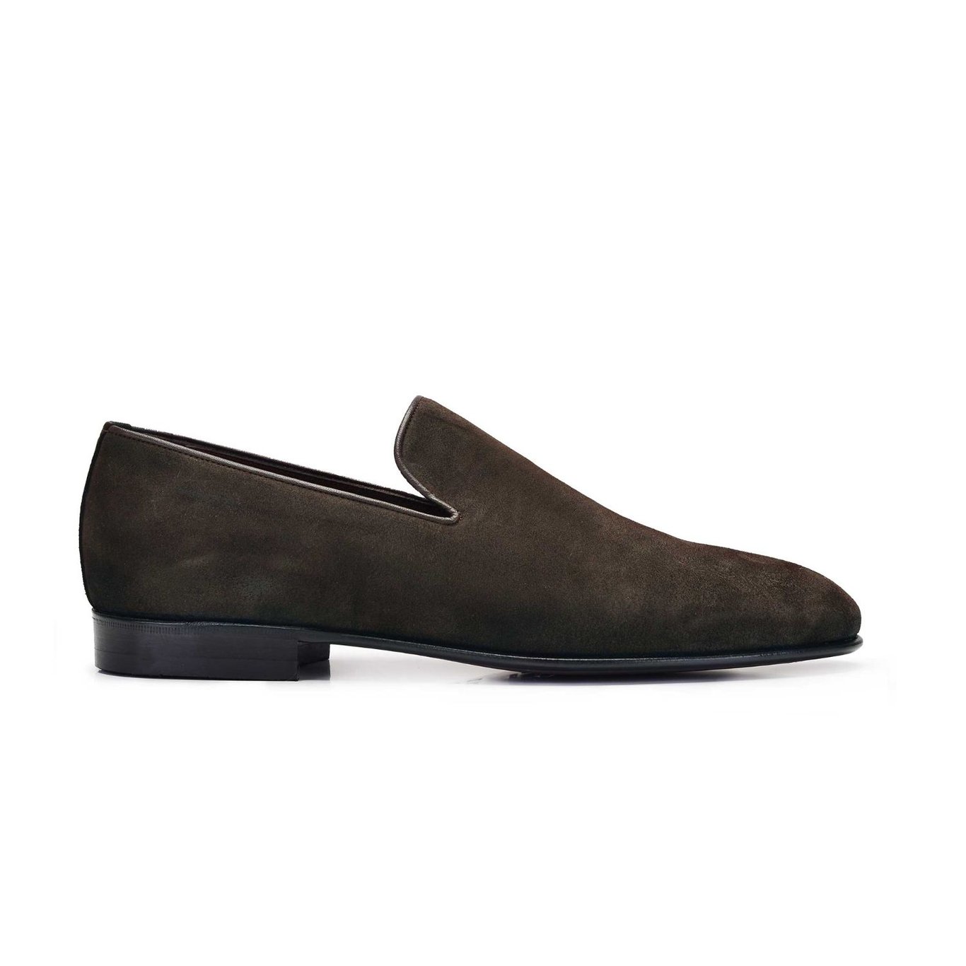 Premium Dark Brown Suede Leather Loafers - Quality Leather Product Manufactured By Nevzat Onay Ayakkabi Ve Deri Mam San Tic Ltd Sti. Contact For B2B Orders.
