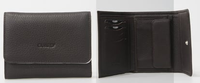 Elegant Tri-Fold Women's Pebbled Leather Wallet - Quality Leather Product Manufactured By Öz Özler Deri Mam.day.tük. Mall.san. Ve Tic. Ltd.şti̇. Contact For B2B Orders.
