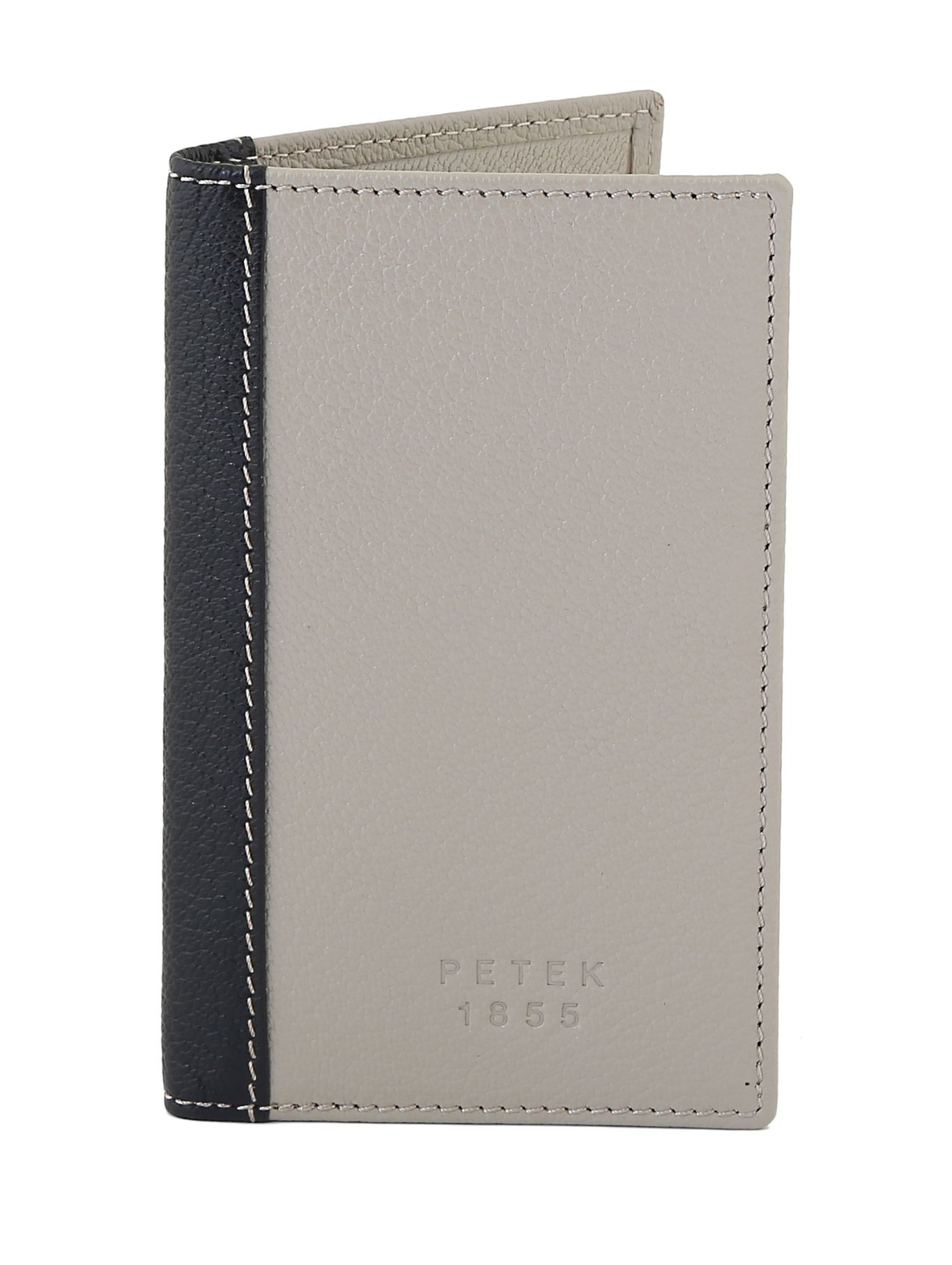 Elegant Two Tone Pebbled Leather Men Card Holder - Quality Leather Product Manufactured By Petek Saraciye Sanayi Ticaret A.s.. Contact For B2B Orders.