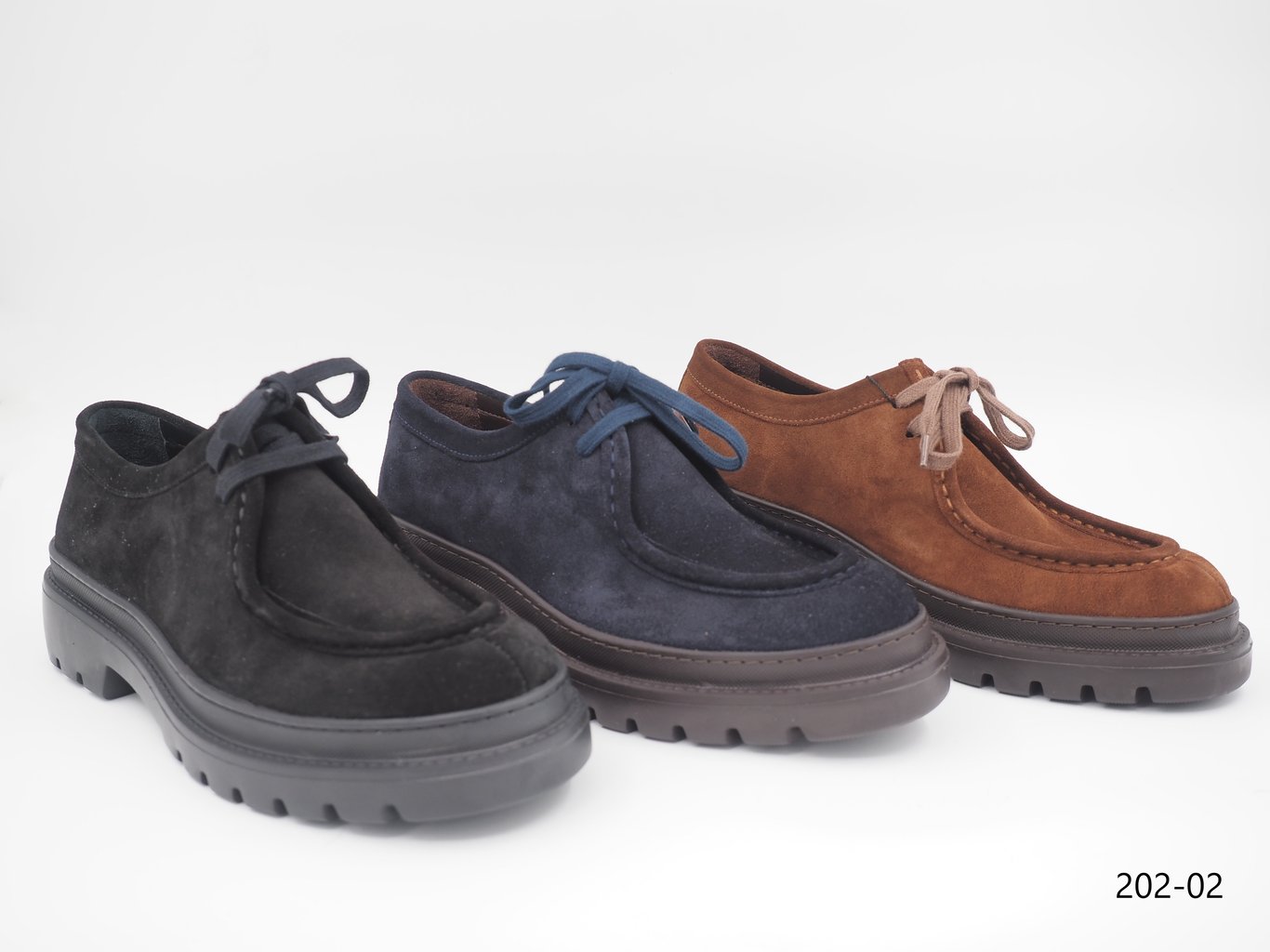 Modern Suede Leather Lace Up Mens Shoe - Quality Leather Product Manufactured By Sette Diş Ti̇c. Ltd.şti̇.. Contact For B2B Orders.
